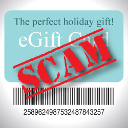 Don't get scammed out of a gift card this season